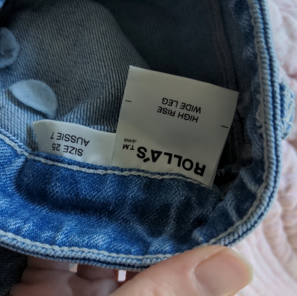 Rolla's Sailor Jeans in Lily Blue - Picture 4 of 5